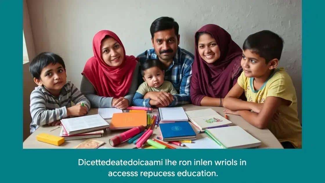 The effects on displaced families
