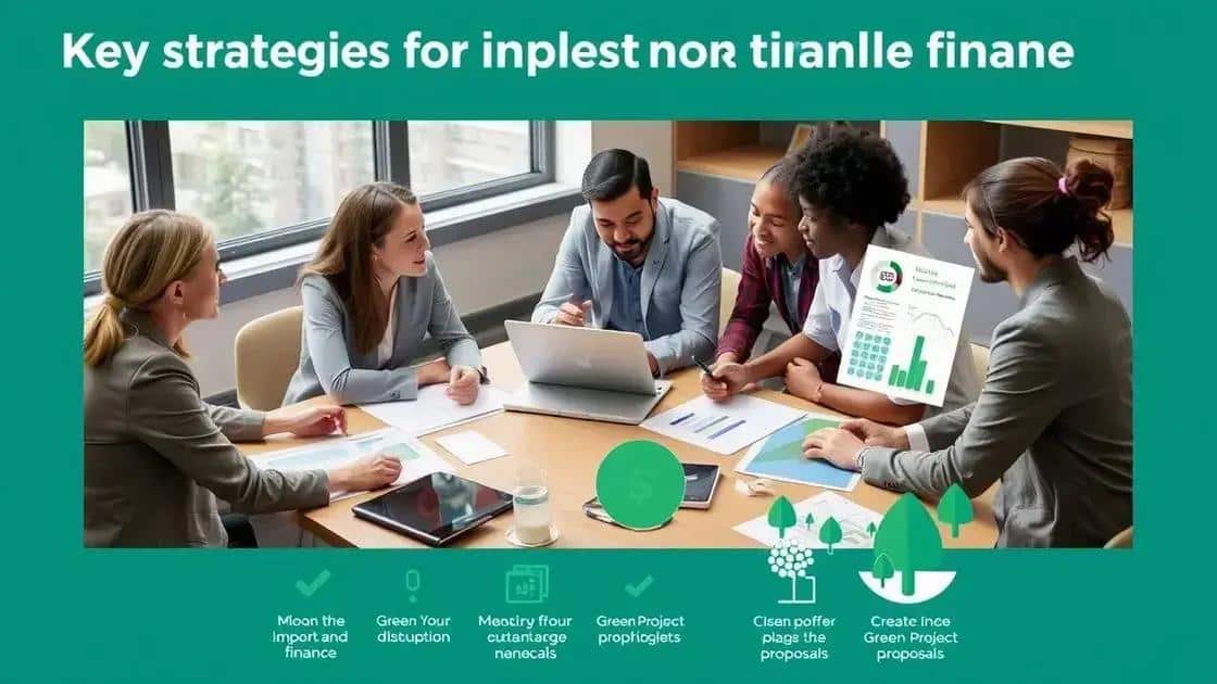Key strategies for implementing sustainable finance
