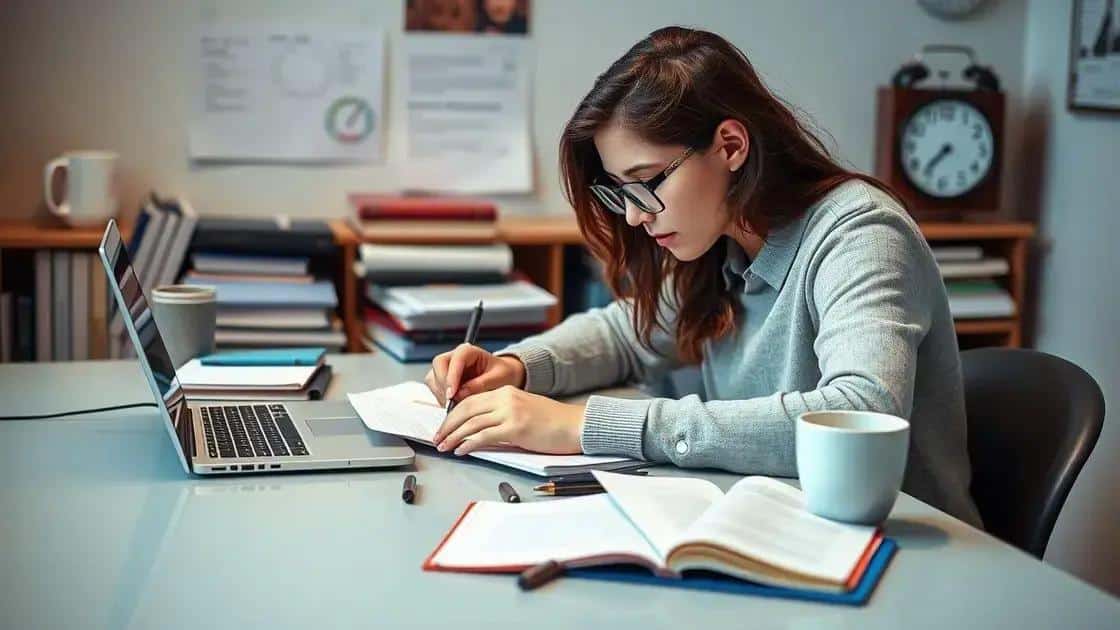 Tips for balancing work and study