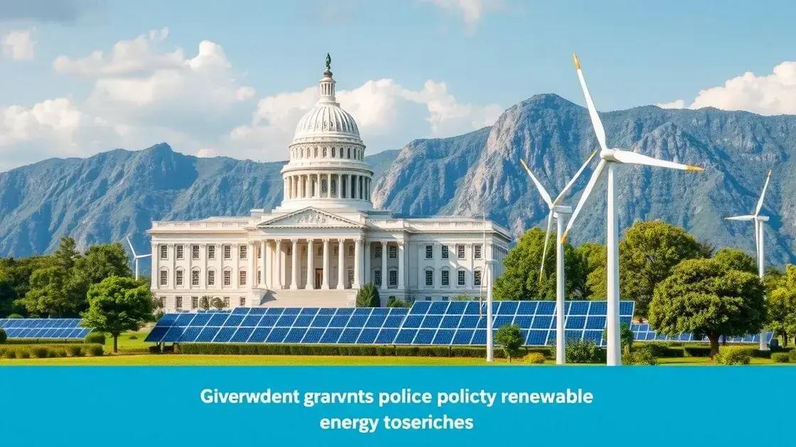 Impact of government policies on growth