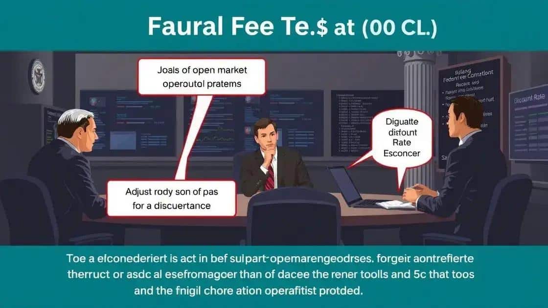 Key tools used by the Federal Reserve
